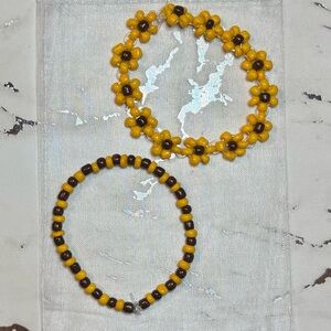 Sunflower Bracelet Set